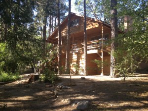 The beautiful and cozy place we rented through www.airbnb.com 