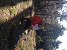 My husband and daughter on our last day at Cuyamaca Rancho State Park.